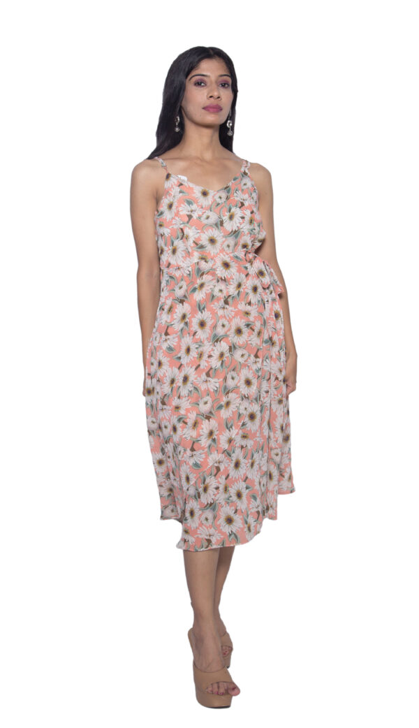 SELF PRINTED CHIFFON ONE PIECE