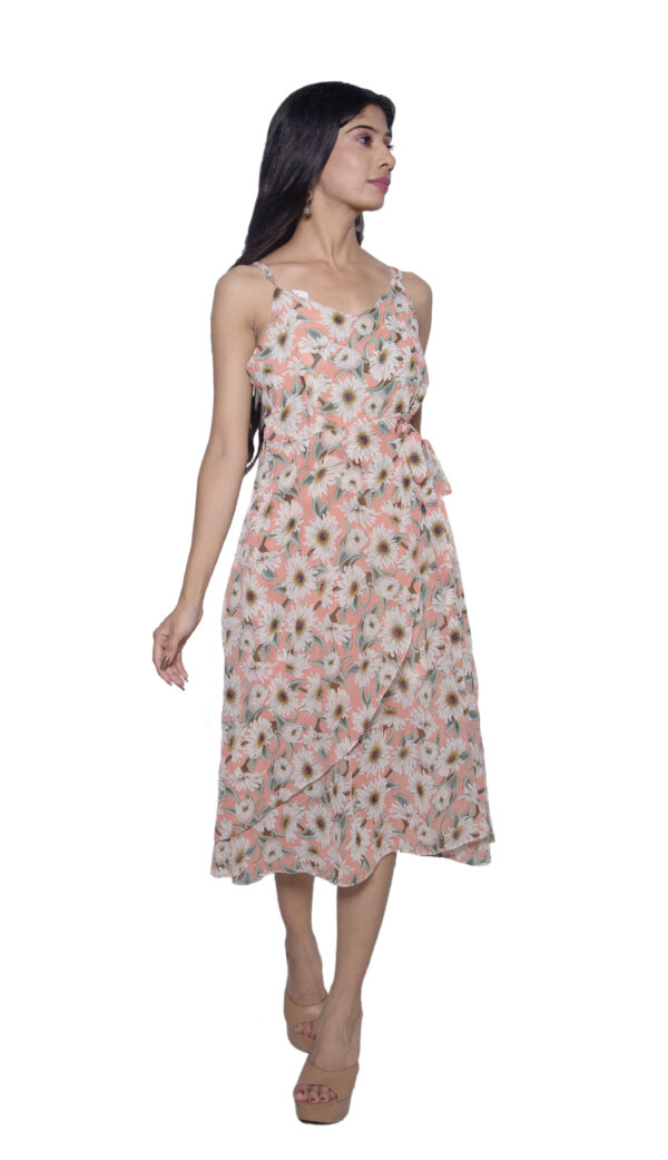 SELF PRINTED CHIFFON ONE PIECE - Image 2