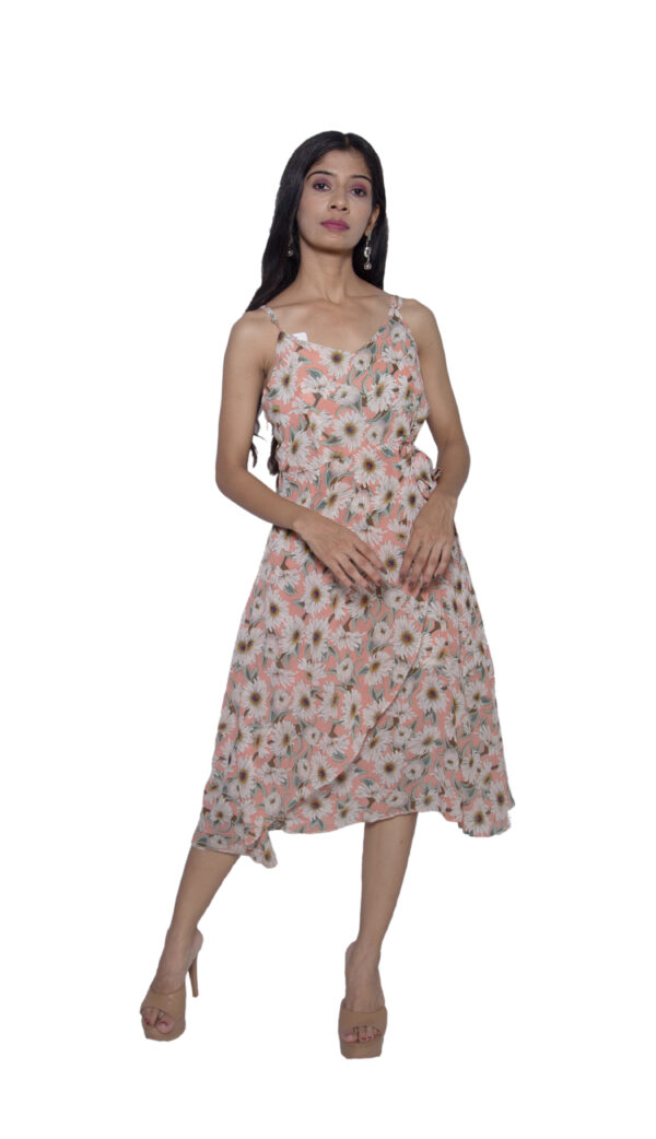 SELF PRINTED CHIFFON ONE PIECE - Image 3
