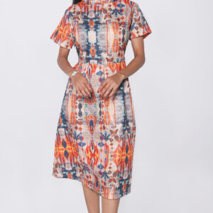 SELF-PRINTED PARTY WEAR ONE PIECE