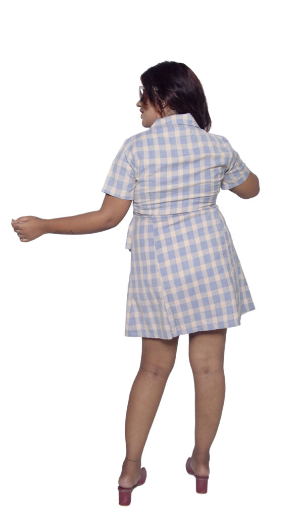 CHECKS COTTON ONE PIECE - Image 2