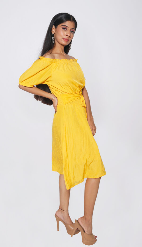 SUNNY YELLOW COTTON ONE PIECE - Image 3
