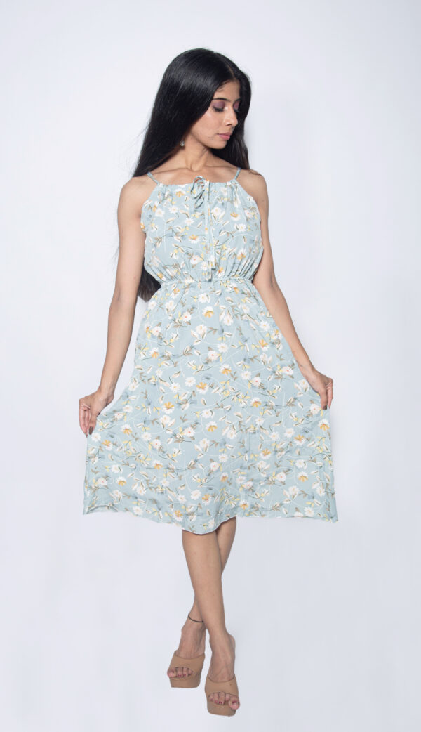 BLUE COLOR IMPORTED FABRIC ONE PIECE - Image 2
