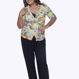 JUNIOR PRINT RAYON SHIRT