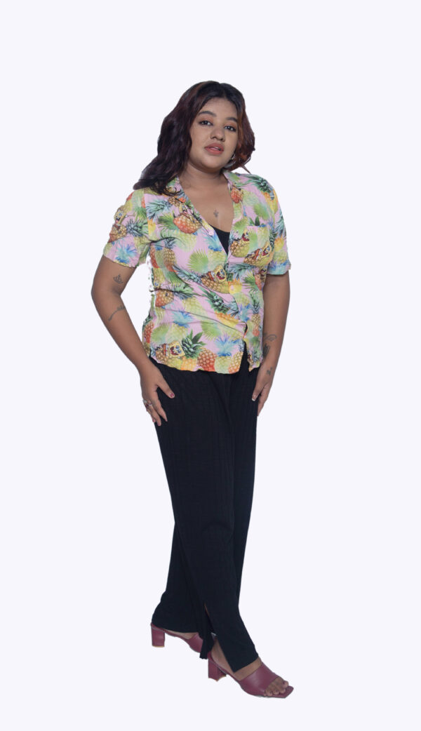 JUNIOR PRINT RAYON SHIRT - Image 3