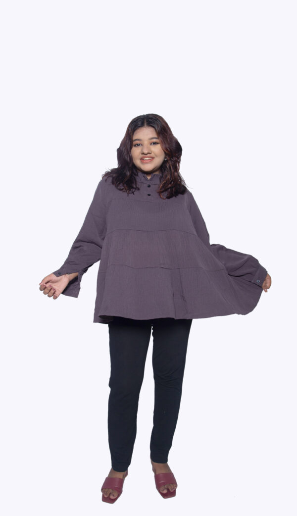 BURGUNDY COTTON TOP