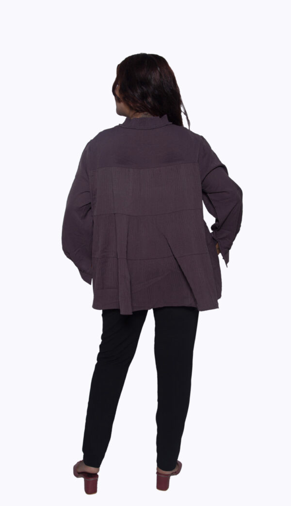 BURGUNDY COTTON TOP - Image 3