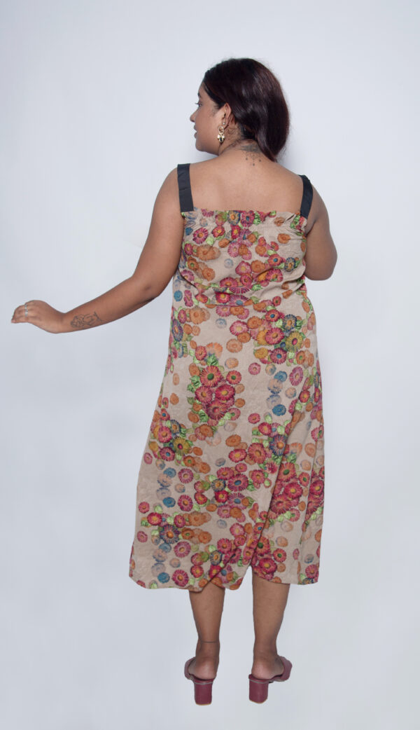 FLORAL SELF PRINTED IMPORTED FABRIC ONE PIECE - Image 2