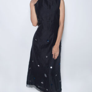 PERSIAN BLUE EVENING GOWN