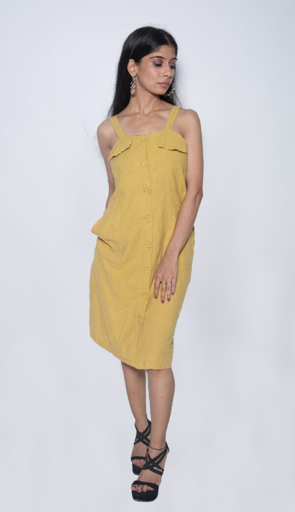 BANANA YELLOW COTTON ONE PIECE - Image 2