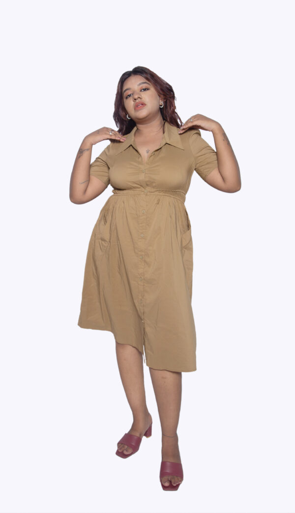 BEIGE ONE PIECE IMPORTED FABRIC