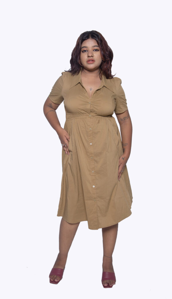 BEIGE ONE PIECE IMPORTED FABRIC - Image 2