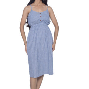 BLUE & WHITE STRIPES ONE PIECE IMPORTED FABRIC