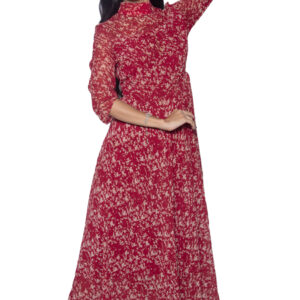 FULL LENGTH CHINESE COLLAR ONE PIECE GOWN
