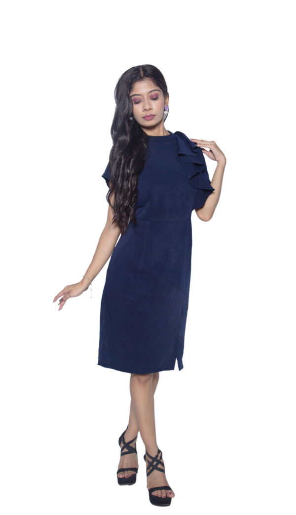 NAVY BLUE IMPORTED FABRIC PARTY WEAR