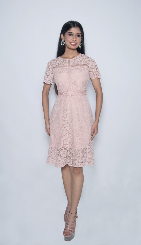 BABY PINK IMPORTED FABRIC PARTY WEAR