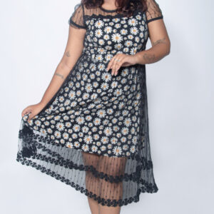 FLORAL NET ONE PIECE