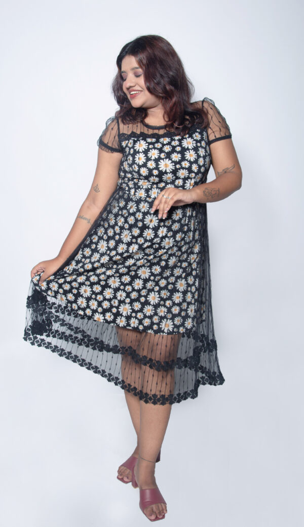FLORAL NET ONE PIECE