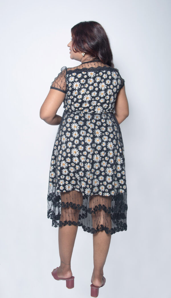FLORAL NET ONE PIECE - Image 3