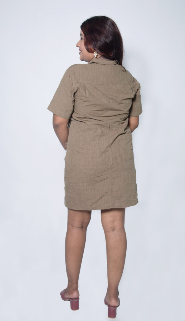 COTTON BEIGE ONE PIECE CASUAL WEAR - Image 3