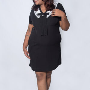 BLACK IMPORTED FABRIC PLAY SUITE