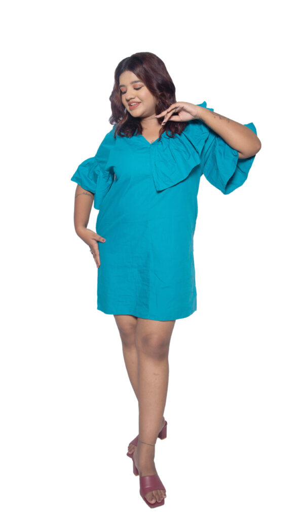 SEA BLUE COTTON ONE PIECE